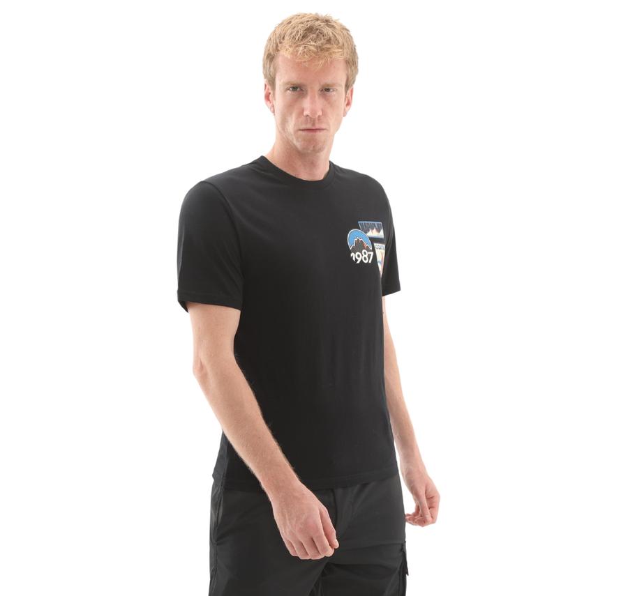 Napapijri S-Montepıana Ss Erkek T-Shirt Siyah Napapijri S-Montepıana Ss Erkek T-Shirt Siyah