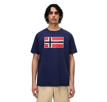 Napapijri S-Reflect Ss Erkek T-Shirt Lacivert Napapijri S-Reflect Ss Erkek T-Shirt Lacivert