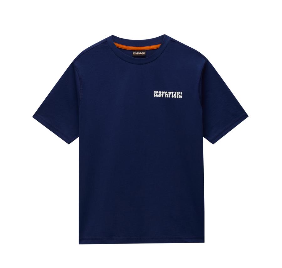 Napapijri S-Sol Ss Erkek T-Shirt Lacivert Napapijri S-Sol Ss Erkek T-Shirt Lacivert