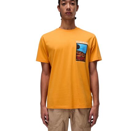 Napapijri S-Valdor Ss Erkek T-Shirt Sarı