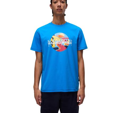 Napapijri S-Valdor Ss Erkek T-Shirt İndigo