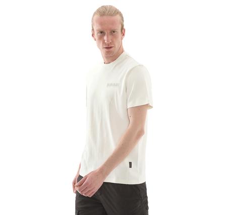 Napapijri S-Vannı Ss Erkek T-Shirt Beyaz