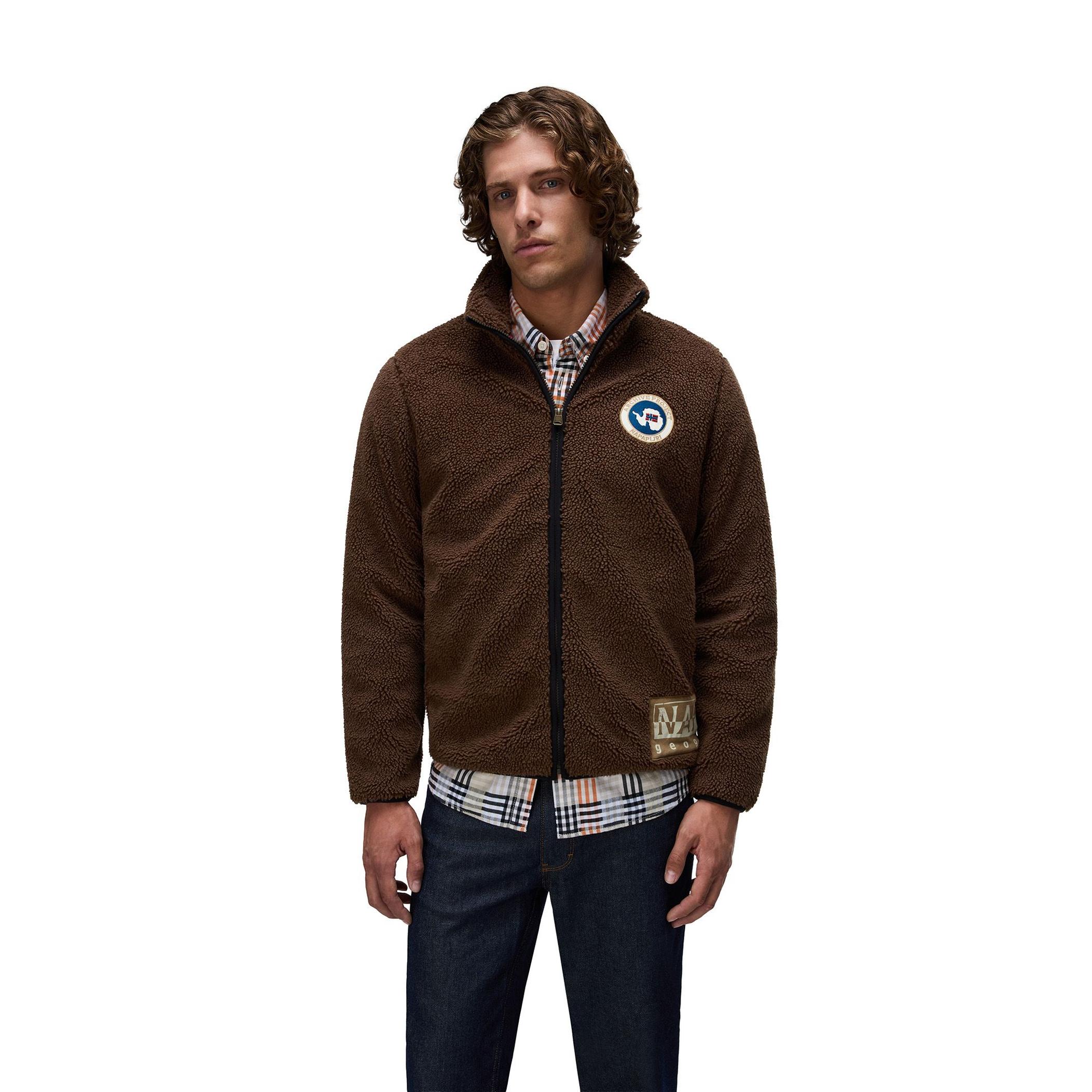 Napapijri T-Archıve Fleece Fz Erkek Bej Ceket| Yalı Spor | Yalı Spor