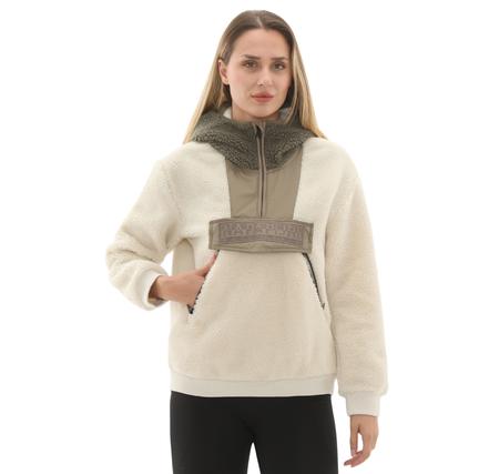 Napapijri T-Selıne Hzh W Kadın Sweatshirt Krem Napapijri T-Selıne Hzh W Kadın Sweatshirt Krem