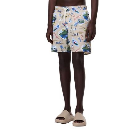 Napapijri V-Elıor Aop Erkek Şort Ve Kapri Krem Napapijri V-Elıor Aop Erkek Şort Ve Kapri Krem