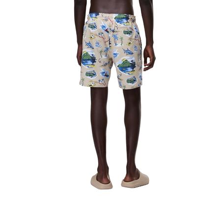 Napapijri V-Elıor Aop Erkek Şort Ve Kapri Krem Napapijri V-Elıor Aop Erkek Şort Ve Kapri Krem