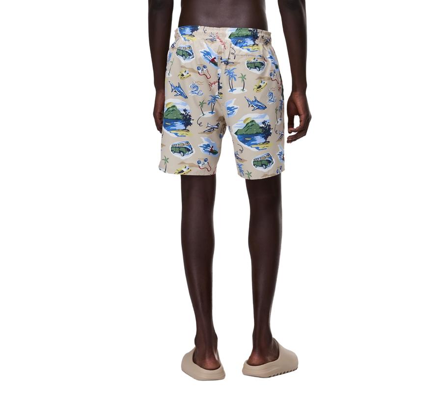 Napapijri V-Elıor Aop Erkek Şort Ve Kapri Krem Napapijri V-Elıor Aop Erkek Şort Ve Kapri Krem