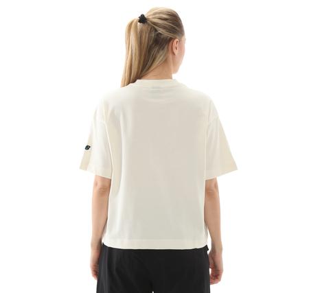 New Balance 1402 Kadın T-Shirt Beyaz