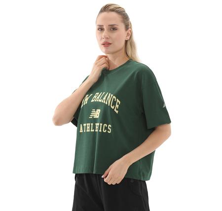 New Balance 1402 Kadın T-Shirt Yeşil