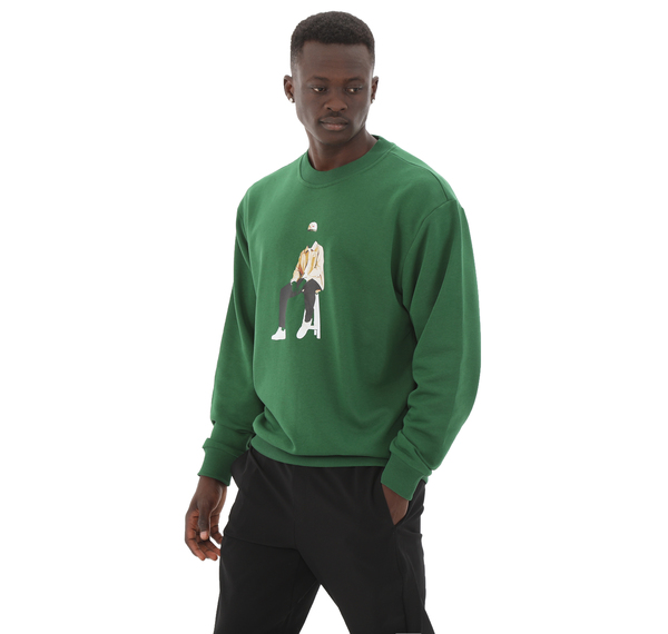 New Balance Mnc3412 Erkek Sweatshirt Yeşil New Balance Mnc3412 Erkek Sweatshirt Yeşil