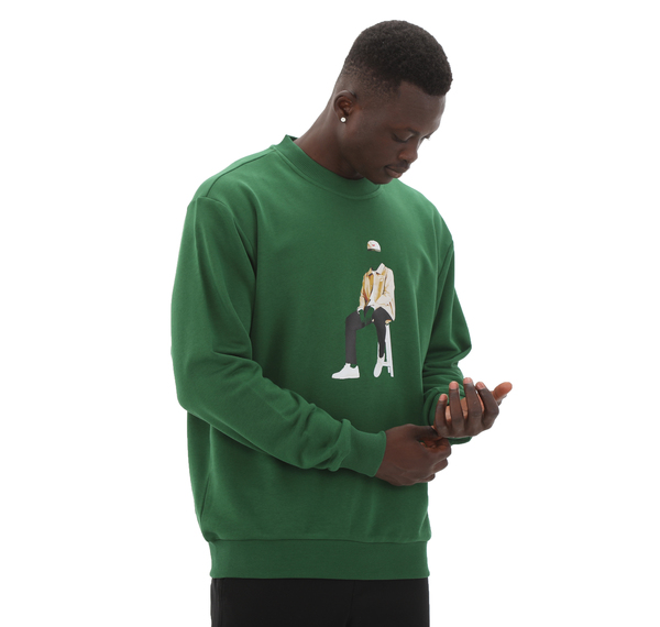 New Balance Mnc3412 Erkek Sweatshirt Yeşil New Balance Mnc3412 Erkek Sweatshirt Yeşil