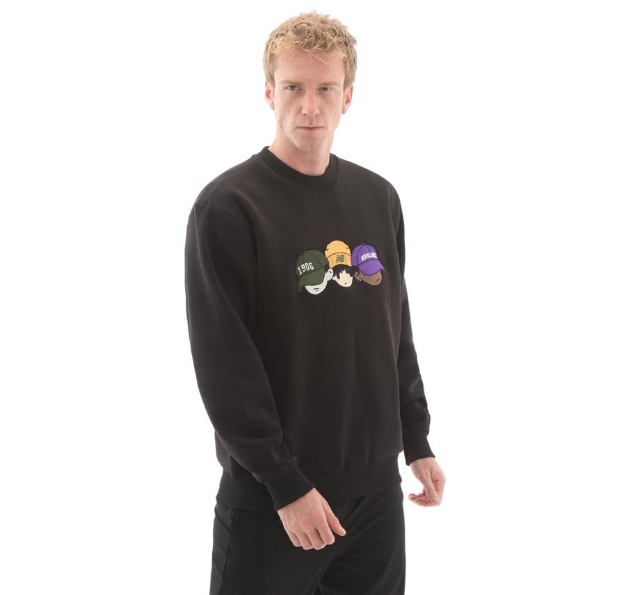 New Balance Mnc3505 Erkek Sweatshirt Siyah New Balance Mnc3505 Erkek Sweatshirt Siyah