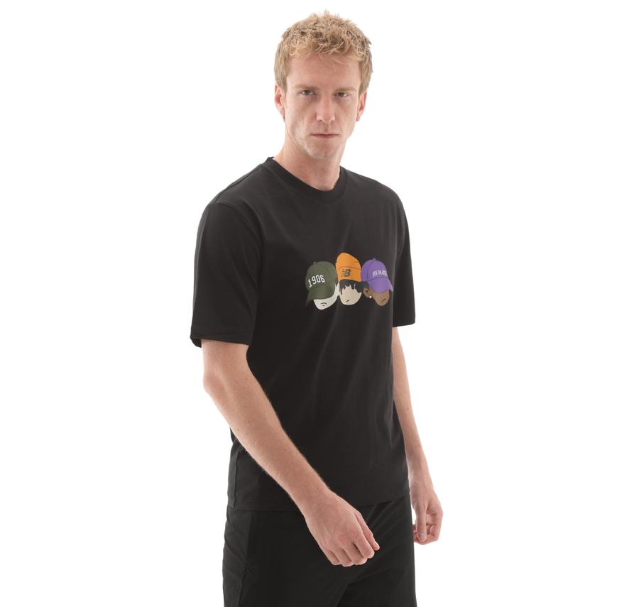 New Balance Mnt3505 Erkek T-Shirt Siyah New Balance Mnt3505 Erkek T-Shirt Siyah