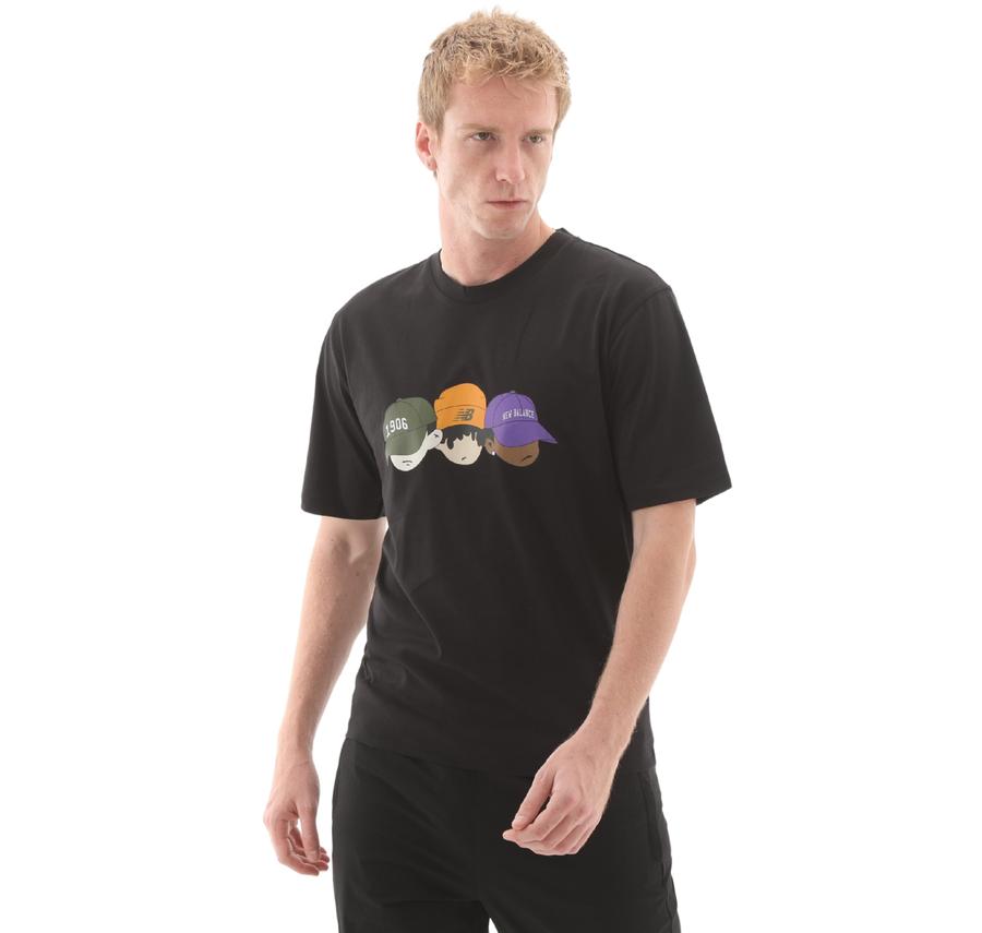 New Balance Mnt3505 Erkek T-Shirt Siyah New Balance Mnt3505 Erkek T-Shirt Siyah