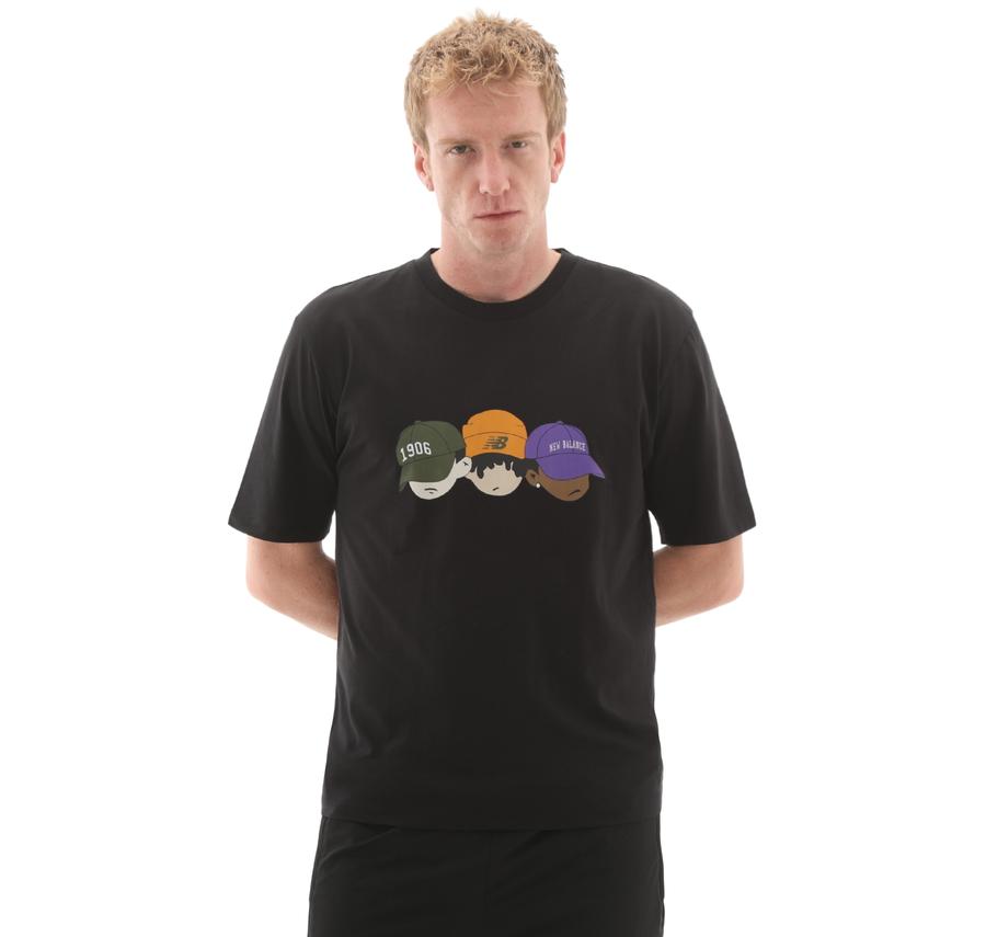 New Balance Mnt3505 Erkek T-Shirt Siyah New Balance Mnt3505 Erkek T-Shirt Siyah