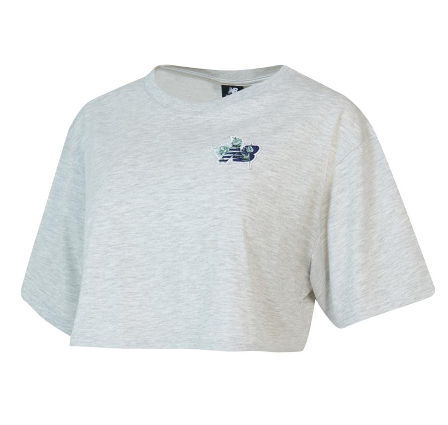 New Balance Nbwnt1630 Kadın T-Shirt Gri New Balance Nbwnt1630 Kadın T-Shirt Gri