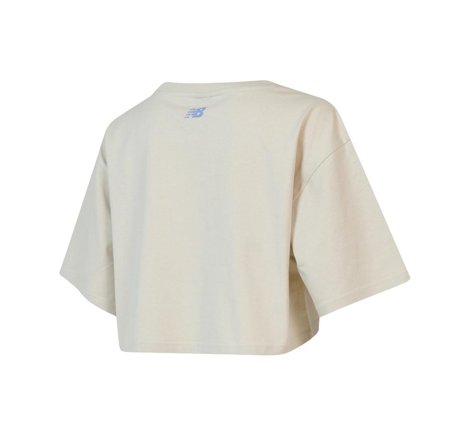 New Balance Nbwnt1630 Kadın T-Shirt Krem New Balance Nbwnt1630 Kadın T-Shirt Krem