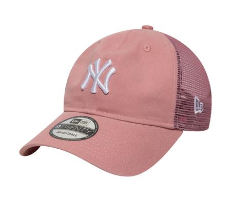 New Era Mıdı Logo 9Twenty Trucker Neyyan  Copwhı Şapka Pembe