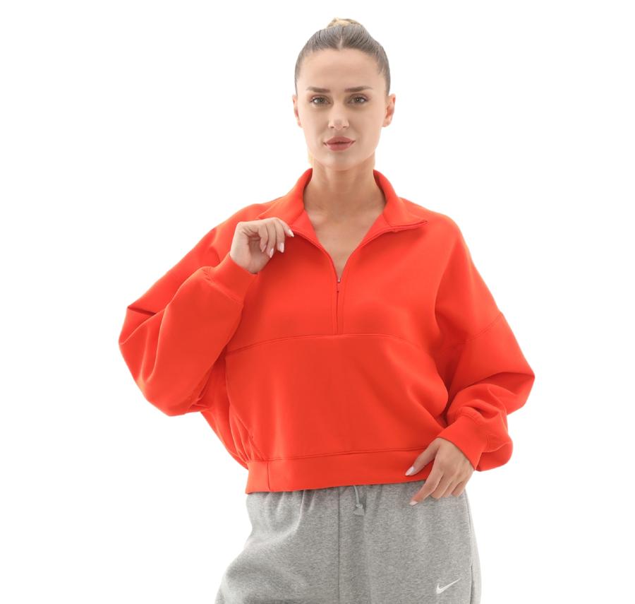 Nike 24.7 Impossiblysoft Kadın Sweatshirt Turuncu Nike 24.7 Impossiblysoft Kadın Sweatshirt Turuncu