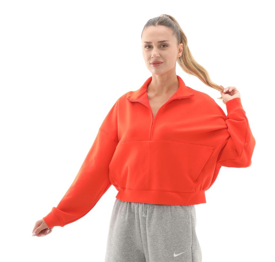 Nike 24.7 Impossiblysoft Kadın Sweatshirt Turuncu Nike 24.7 Impossiblysoft Kadın Sweatshirt Turuncu