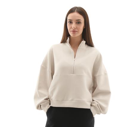 Nike 24.7 Impossiblysoft Kadın Sweatshirt Beyaz Nike 24.7 Impossiblysoft Kadın Sweatshirt Beyaz
