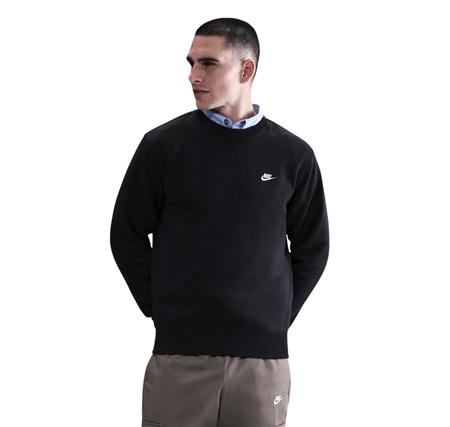Nike Club Erkek Sweatshirt Siyah