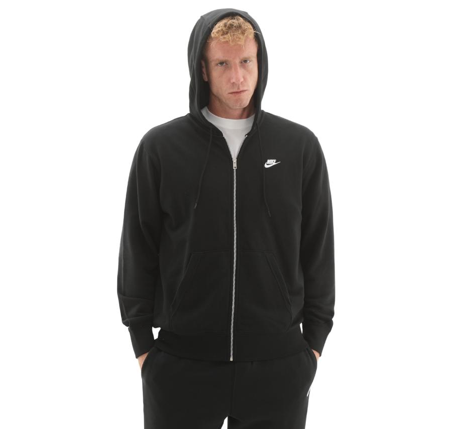 Nike Club Erkek Ceket Siyah Nike Club Erkek Ceket Siyah