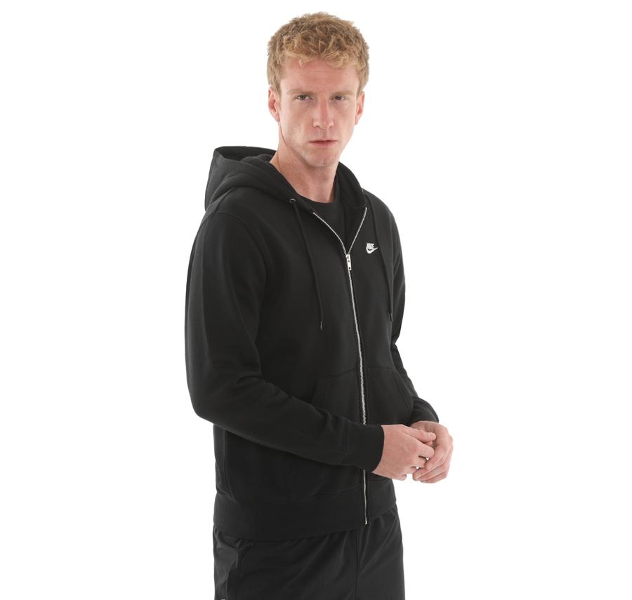Nike Club Erkek Ceket Siyah Nike Club Erkek Ceket Siyah