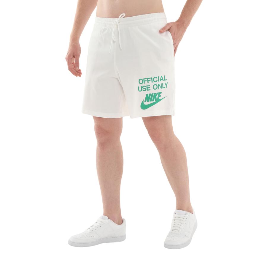 Nike Club Erkek Şort Ve Kapri Beyaz Nike Club Erkek Şort Ve Kapri Beyaz
