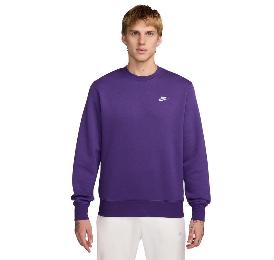 Nike Club Erkek Sweatshirt Mor Nike Club Erkek Sweatshirt Mor