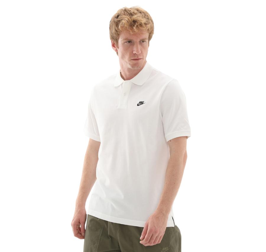 Nike Club Erkek T-Shirt Beyaz Nike Club Erkek T-Shirt Beyaz