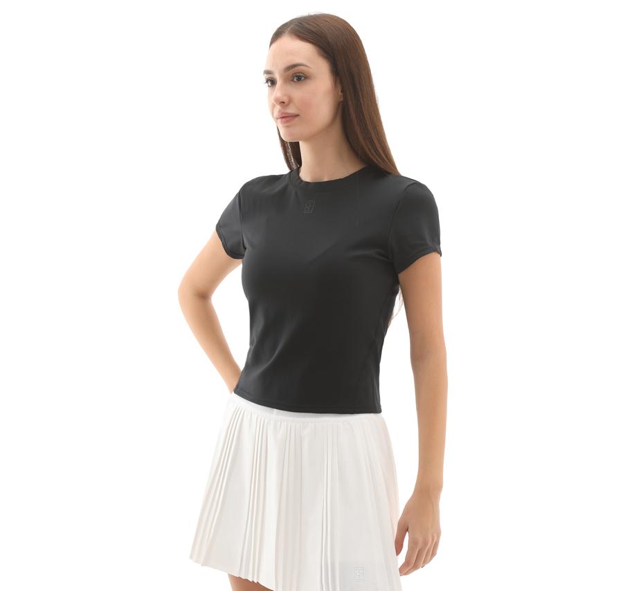 Nike Court Advantage Kadın T-Shirt Siyah Nike Court Advantage Kadın T-Shirt Siyah