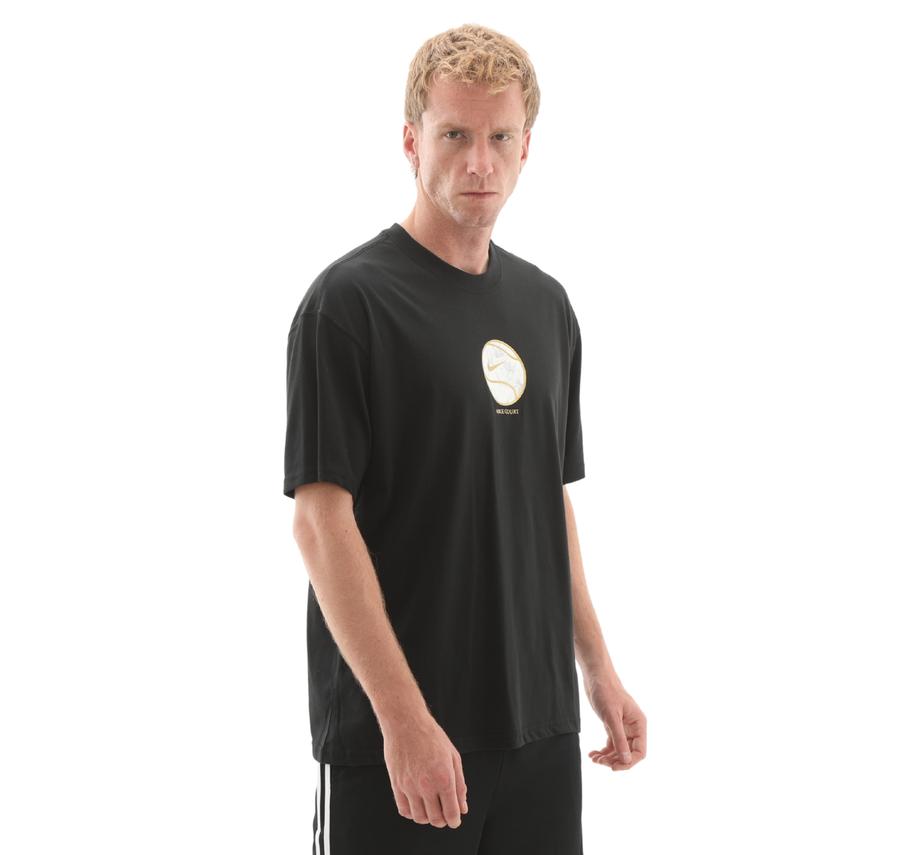 Nike Court Erkek T-Shirt Siyah Nike Court Erkek T-Shirt Siyah