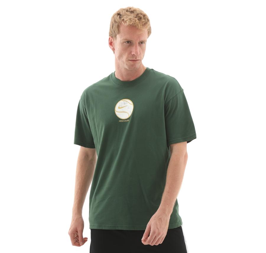 Nike Court Erkek T-Shirt Yeşil Nike Court Erkek T-Shirt Yeşil