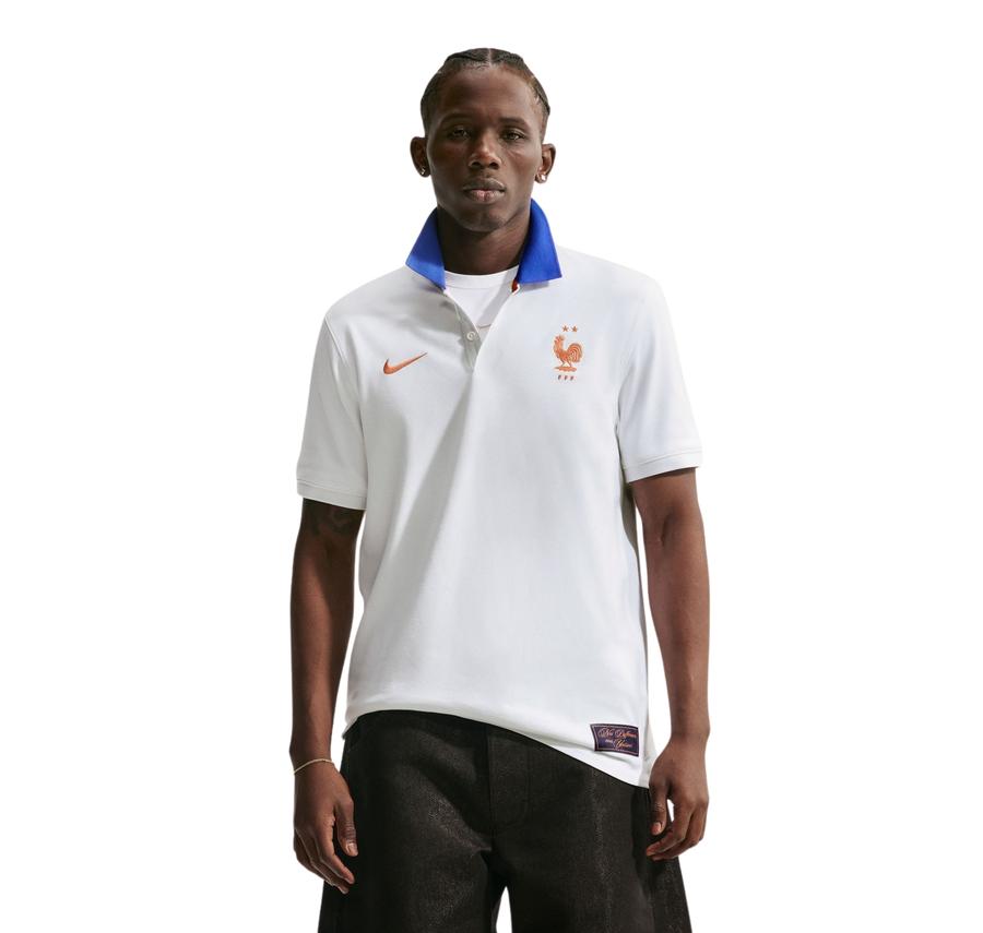 Nike Fransa Fff Polo Df 2.0 Erkek T-Shirt Beyaz Nike Fransa Fff Polo Df 2.0 Erkek T-Shirt Beyaz