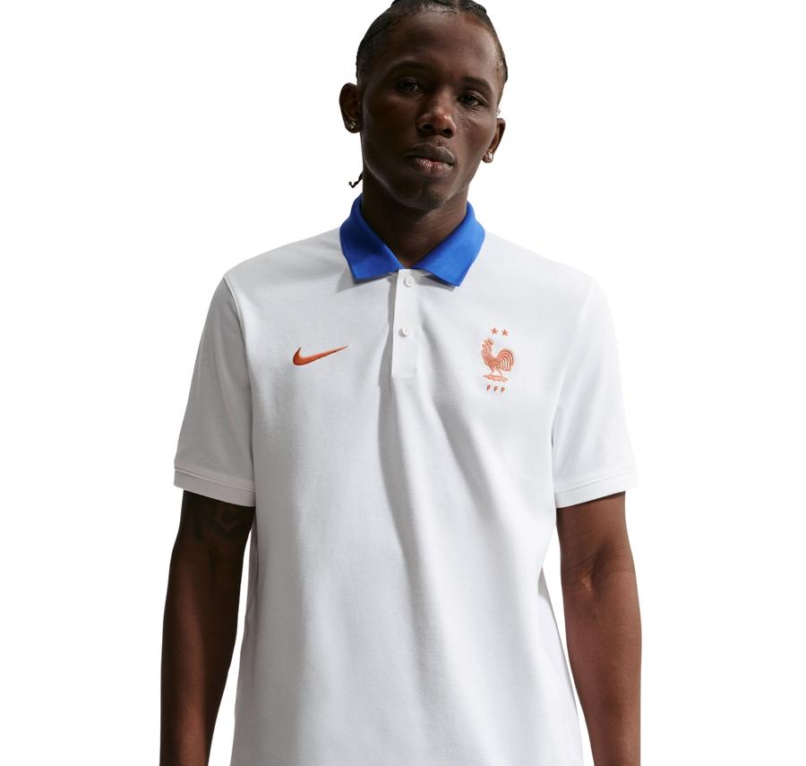 Nike Fransa Fff Polo Df 2.0 Erkek T-Shirt Beyaz Nike Fransa Fff Polo Df 2.0 Erkek T-Shirt Beyaz