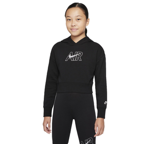 Nike G Nsw Aır Ft Crop Hoodıe Çocuk Sweatshirt Siyah 0