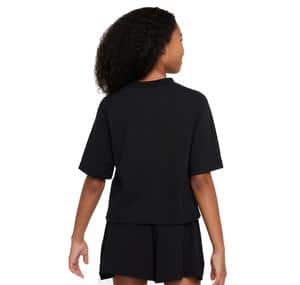 Nike G Nsw Ss Top Jsy Lbr Çocuk T-Shirt Siyah