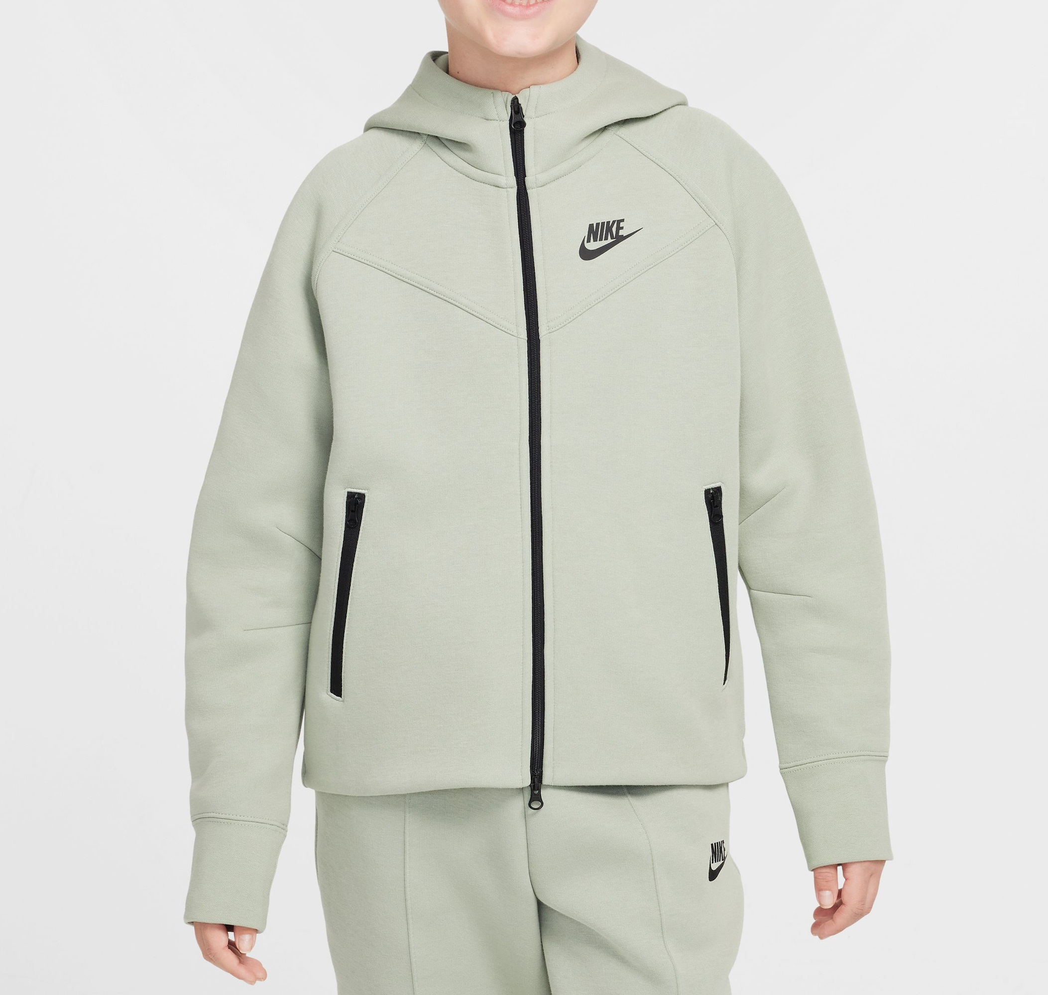 Детская куртка Nike G Nsw Tch Flc Hd Fz Ls