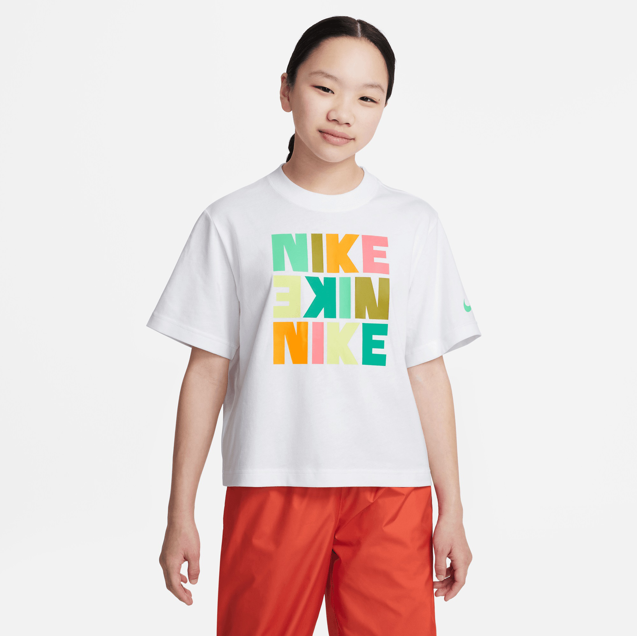 Детская футболка Nike G Nsw Tee Boxy Print