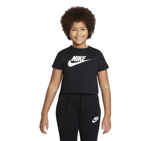 Nike G Nsw Tee Crop Futura Çocuk T-Shirt Siyah