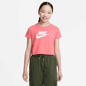 Nike G Nsw Tee Crop Futura Çocuk T-Shirt Pembe