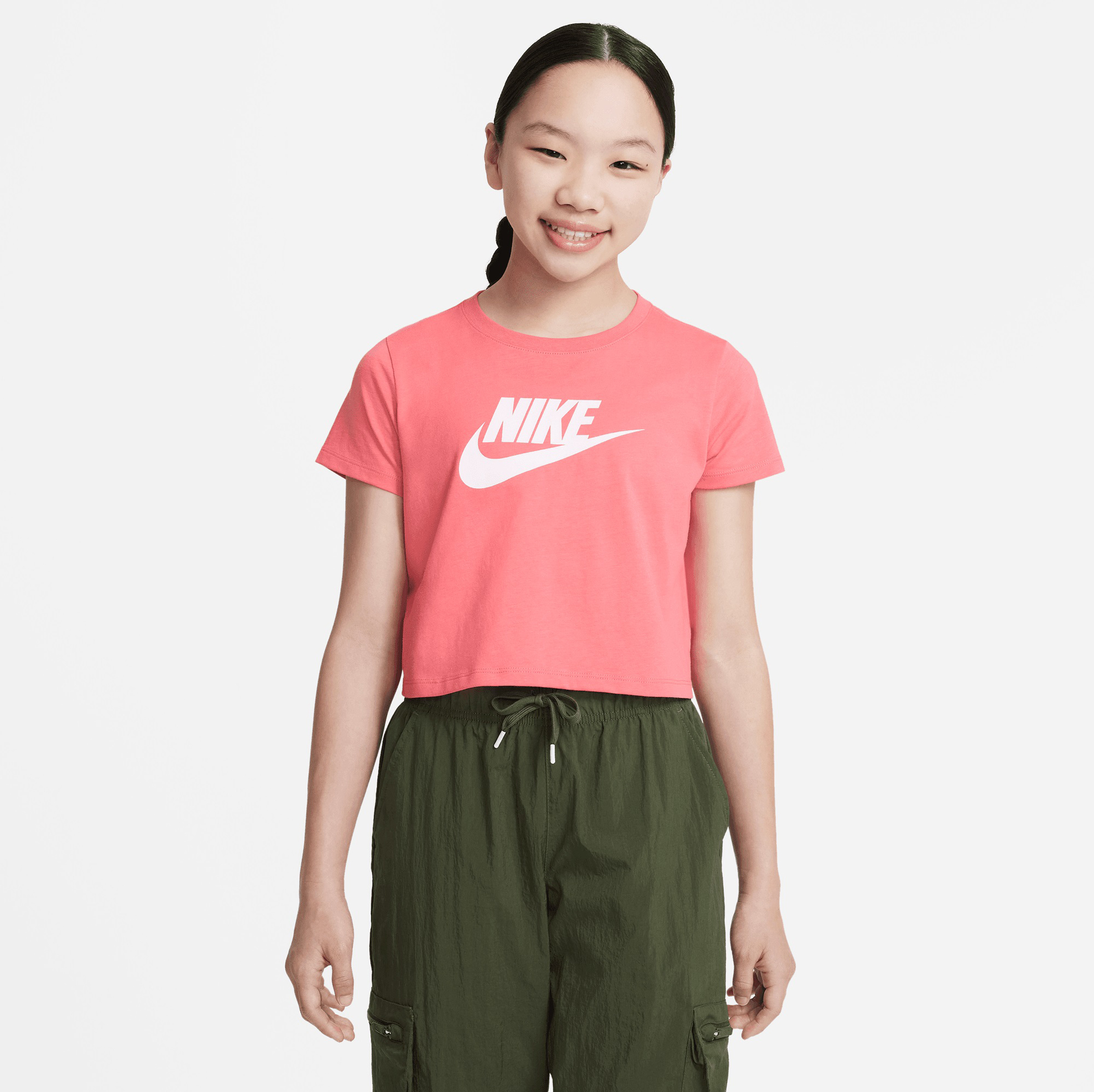 Детская футболка Nike G Nsw Tee Crop Futura