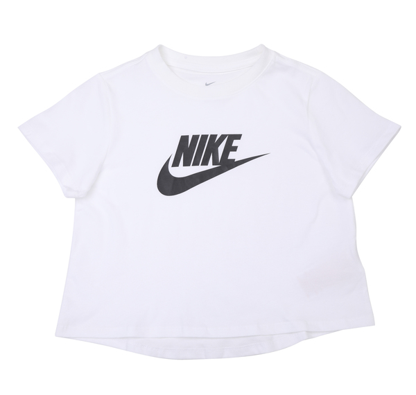 Nike G Nsw Tee Crop Futura Çocuk T-Shirt Beyaz