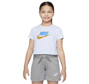 Nike G Nsw Tee Crop Futura Çocuk T-Shirt Beyaz 0