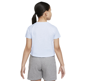 Nike G Nsw Tee Crop Futura Çocuk T-Shirt Beyaz 1