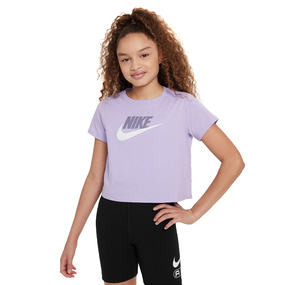 Nike G Nsw Tee Crop Futura Çocuk T-Shirt Mor