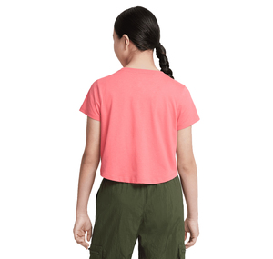 Nike G Nsw Tee Crop Futura Çocuk T-Shirt Pembe