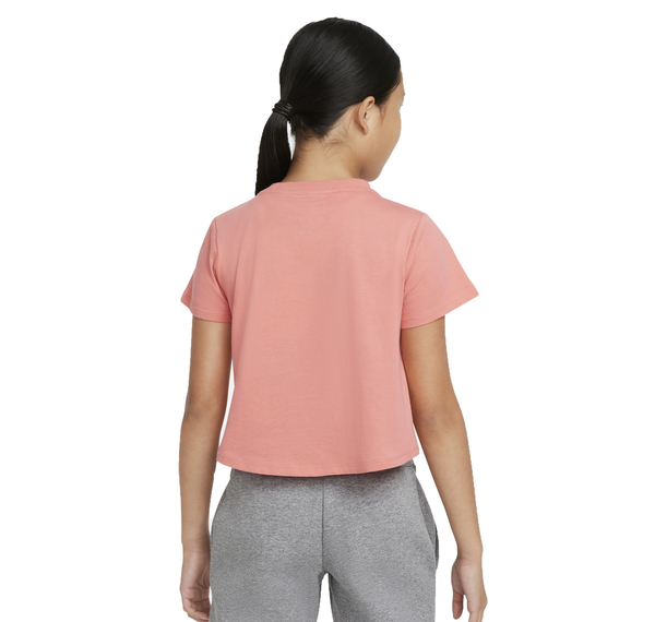 Nike G Nsw Tee Crop Futura Çocuk T-Shirt Pembe Nike G Nsw Tee Crop Futura Çocuk T-Shirt Pembe