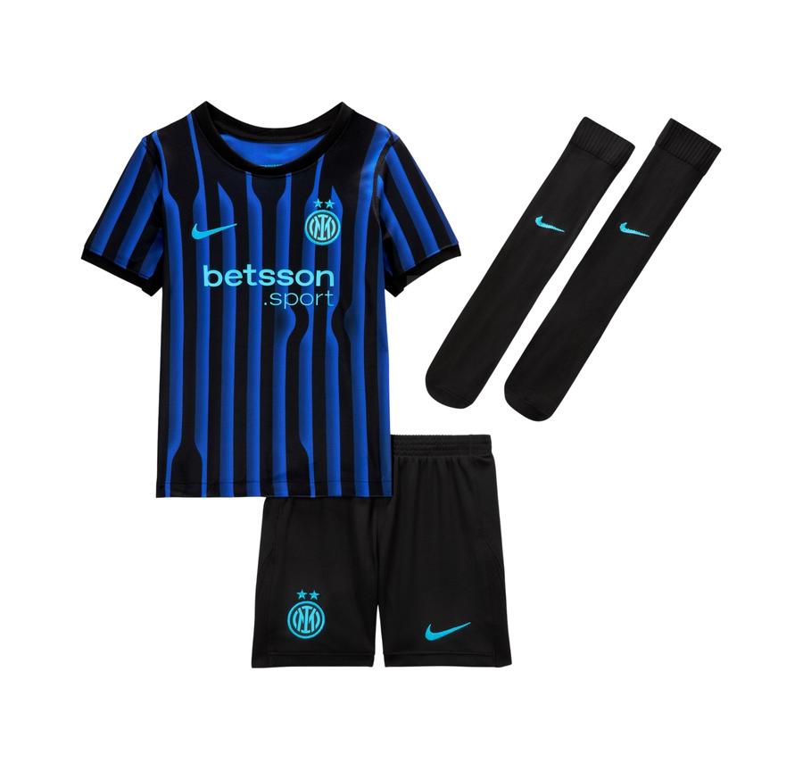 Nike Inter Milan 2025-26 Stadium Home Çocuk Forma Siyah Nike Inter Milan 2025-26 Stadium Home Çocuk Forma Siyah